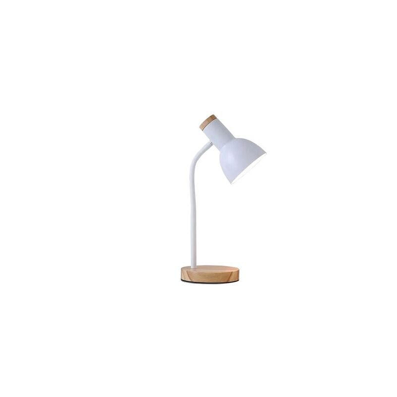 foto del prodotto edm lampada da scrivania e27 40w massimo 230v 12cmx17x45cm ip20 colore bianco