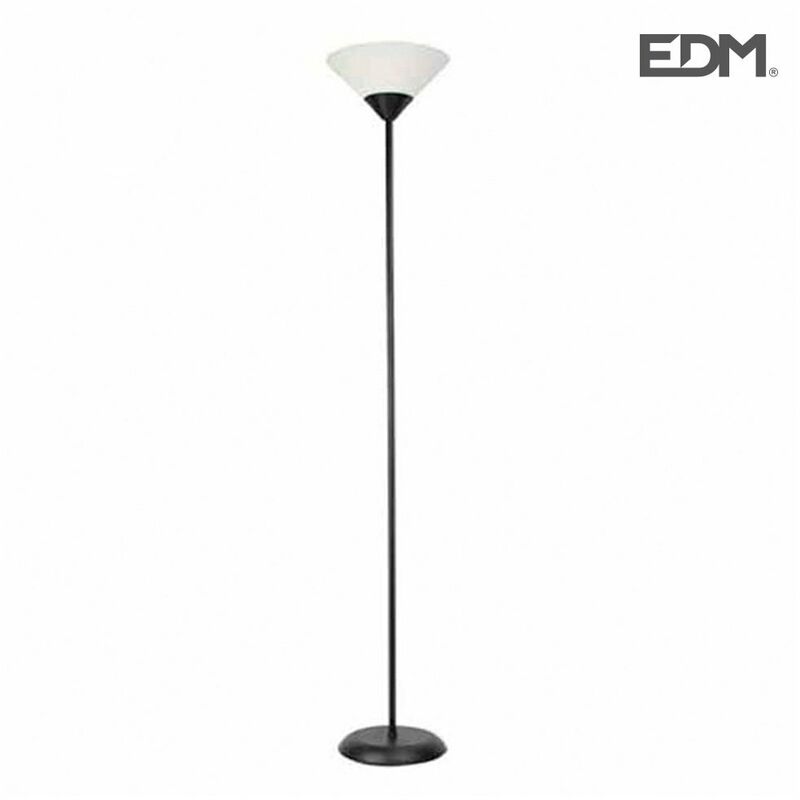 foto del prodotto edm lampada da terra modello miami nero e27 60w