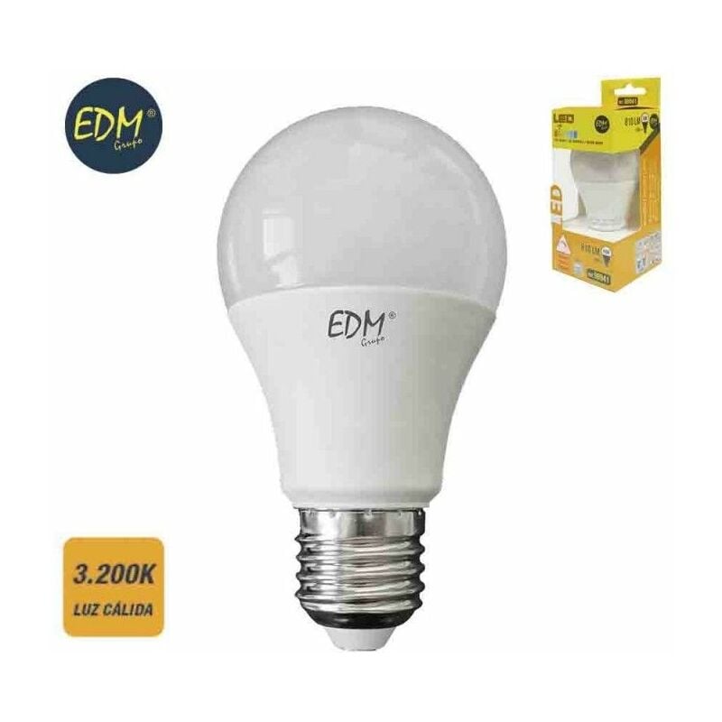 foto del prodotto edm lampada led e27 12 12w 11 1154lmfralatn 3200kfralatn luce calda 6x11,5cm