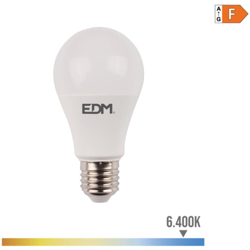foto del prodotto edm lampada led e27 12 sensore di presenza e crepuscolo 12 12w 64 6400kfralatn 1154lmfralatn 6x11cm