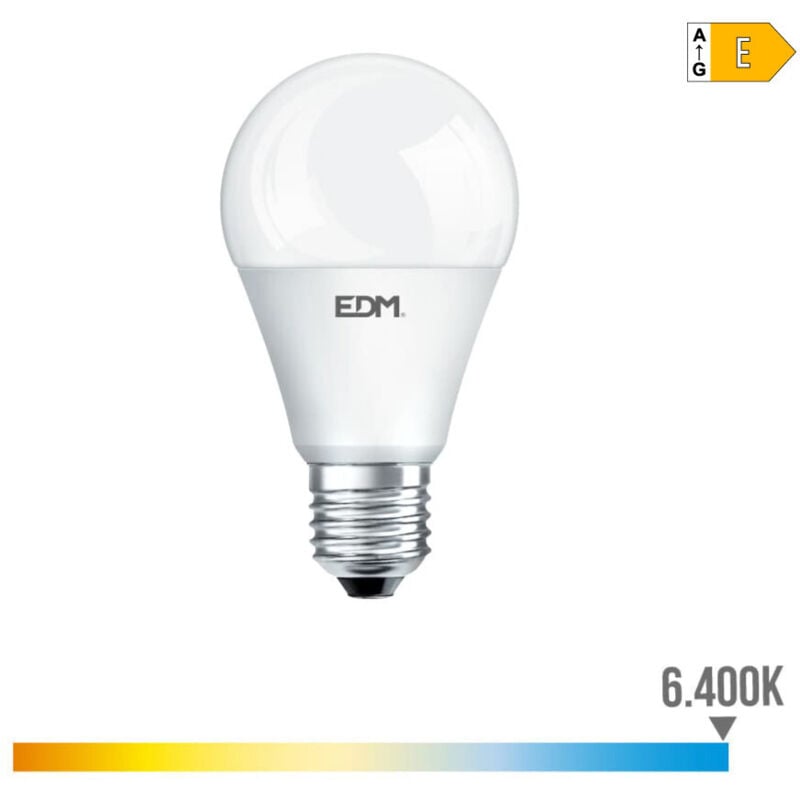 foto del prodotto edm lampada led e27 17 17w 1900 1900lm 64 6400kfralatn luce fredda,5 6,5x12,5cm