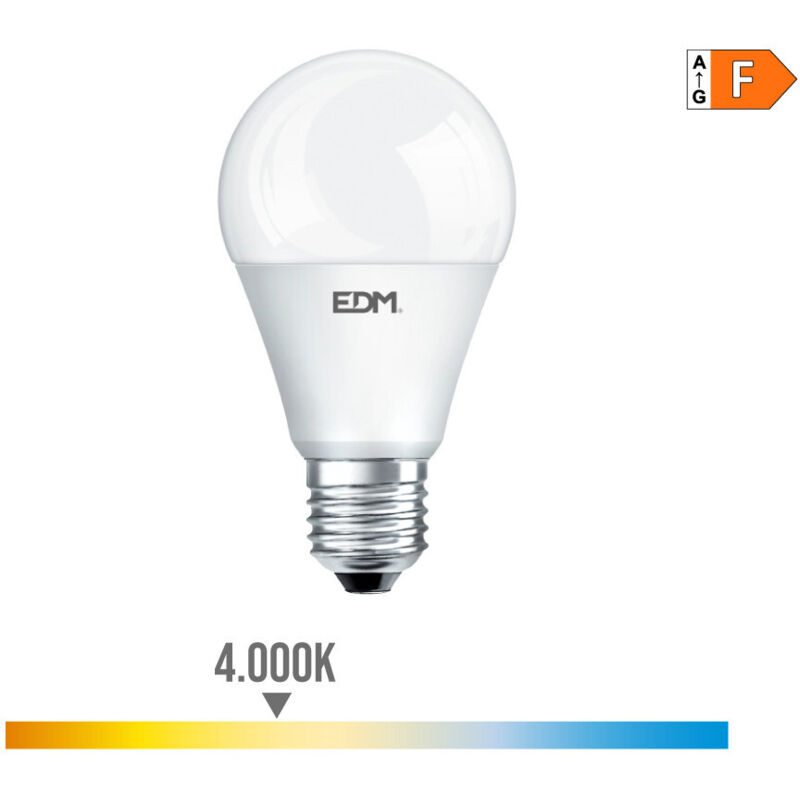 foto del prodotto edm lampada led e27 600 7w 600lmfralatn luce di giorno 4000kfralatn 6x10,8cmfralatn