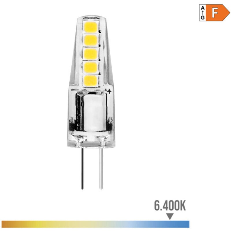 foto del prodotto edm lampada led g4 bi pin sil 2 2 2w 180 180lm 64 6400kfralatn 10x37mmfralatn