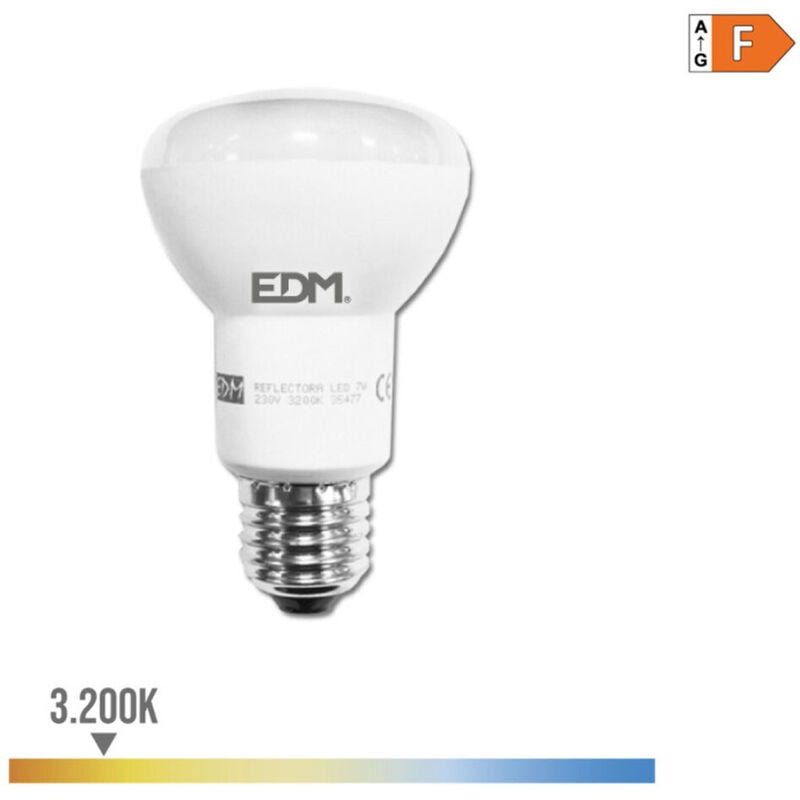 foto del prodotto edm - lampada led r63 e27 600 7w 600lmfralatn luce calda 6,3x10,2cmfralatn