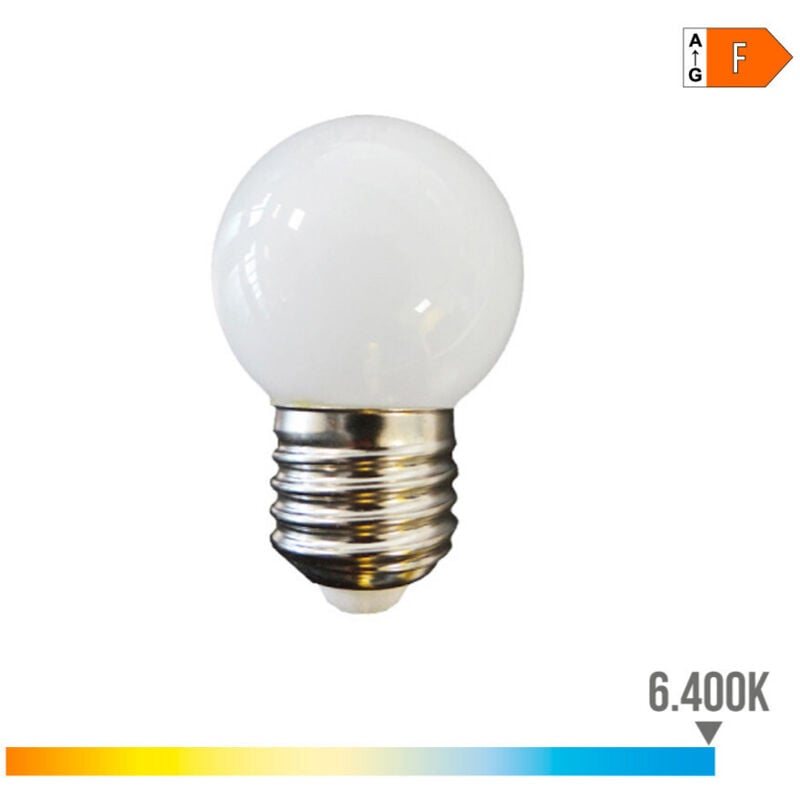 foto del prodotto edm lampada led sferica e27 130 1,5w 130 130lmfralatn luce fredda 45x69mm