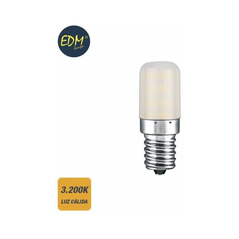 foto del prodotto edm lampada led tubo e14 3 3w 250 250lmfralatn 3200kfralatn luce calda8 1,8x5,2cm