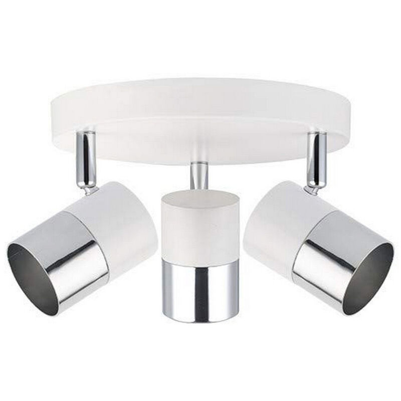 foto del prodotto edm lampadario 32013 moon metallo metallo vetro 50 w 20 x 7,6 x 12,6 cm bianco