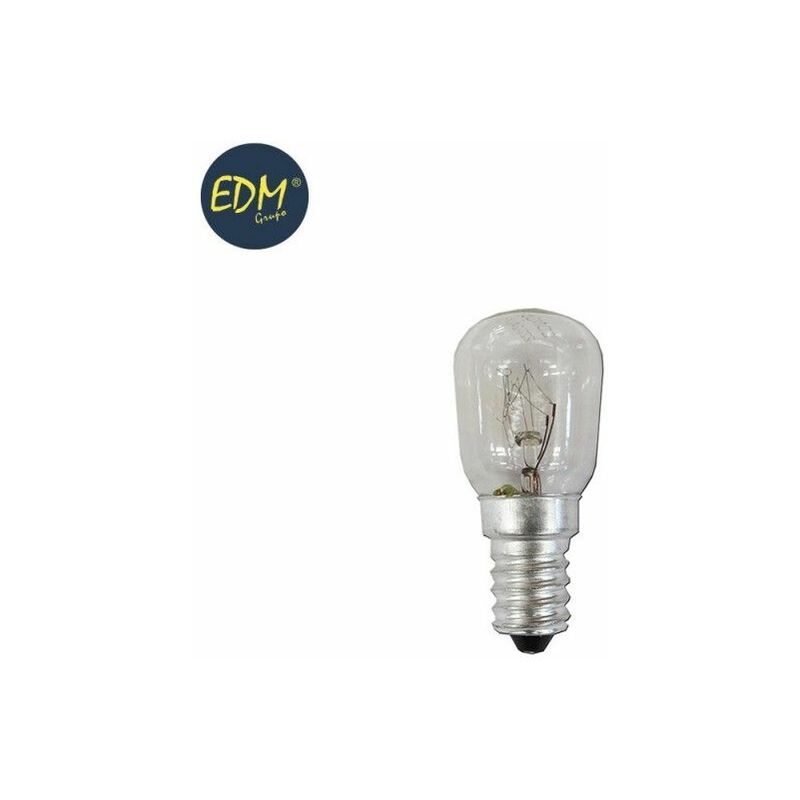 foto del prodotto edm lampadina a incandescenza per frigorifero calderone 15w e14
