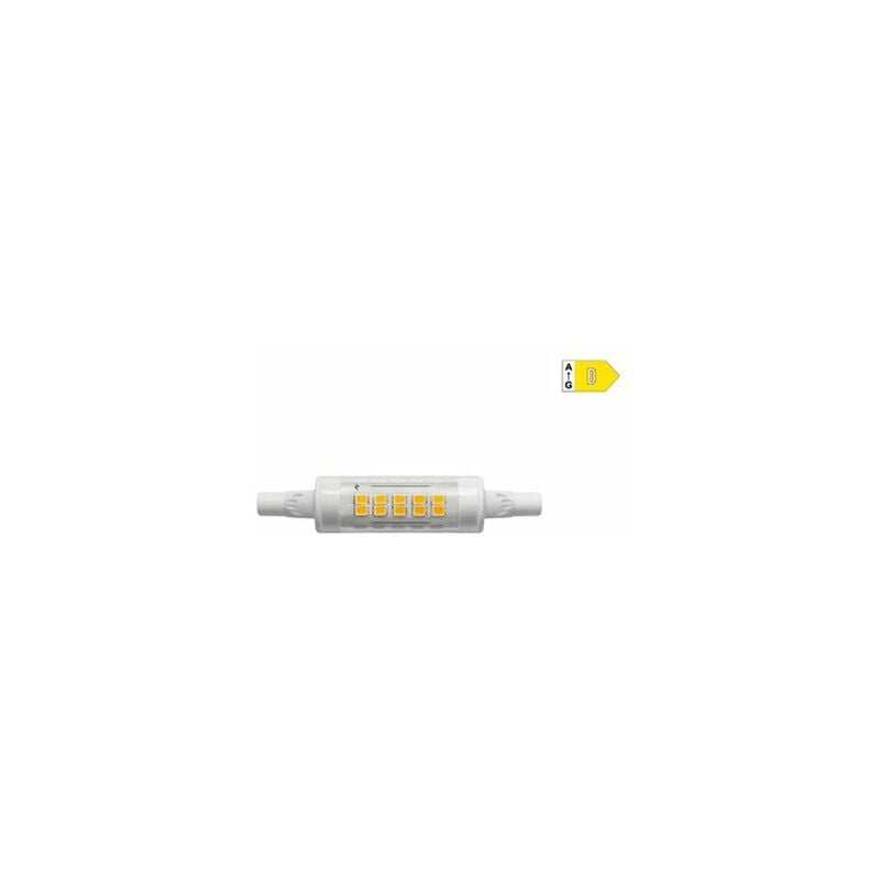 foto del prodotto edm lampadina led lineare 78mm r7s 5.5w 780lm 4000k luce naturale 16x78mm