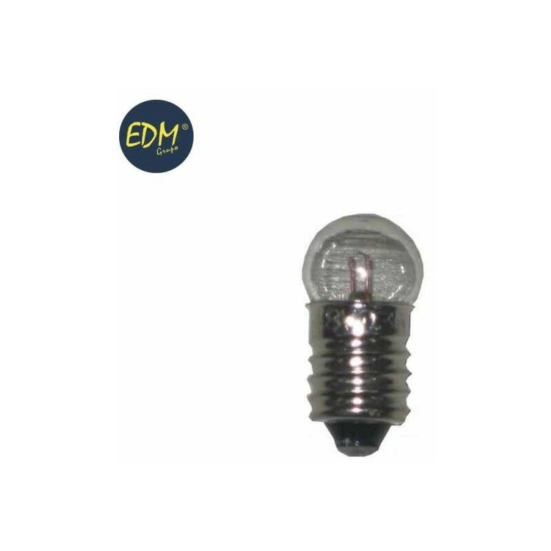 foto del prodotto edm lampadina sferica 3,5v e 10