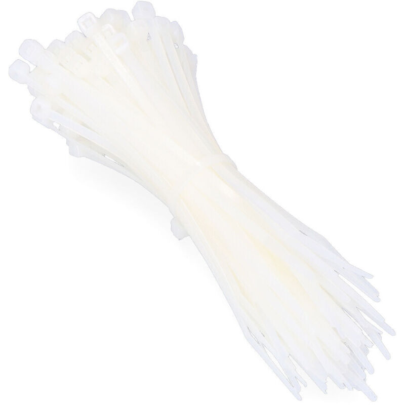 foto del prodotto edm legami in nylon naturale 150 150x3,6mm 100 sacchetto 100fralatn alta resistenza