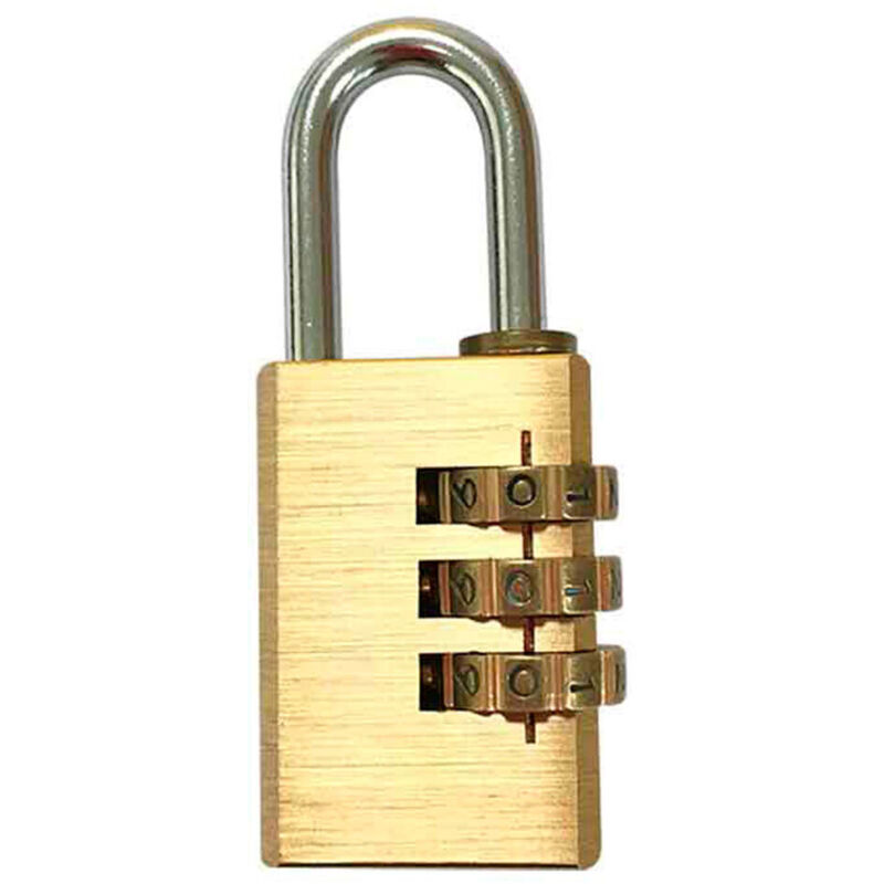 foto del prodotto edm lucchetto a combinazione 85247 ottone