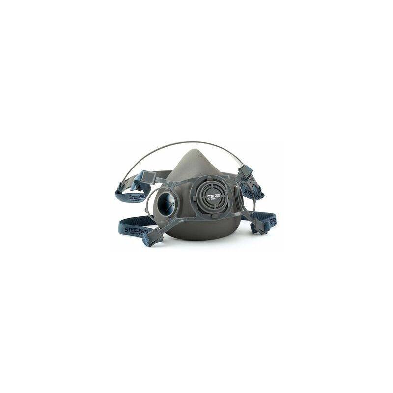 foto del prodotto edm misura della mezza maschera l respiro per due filtri steelpro