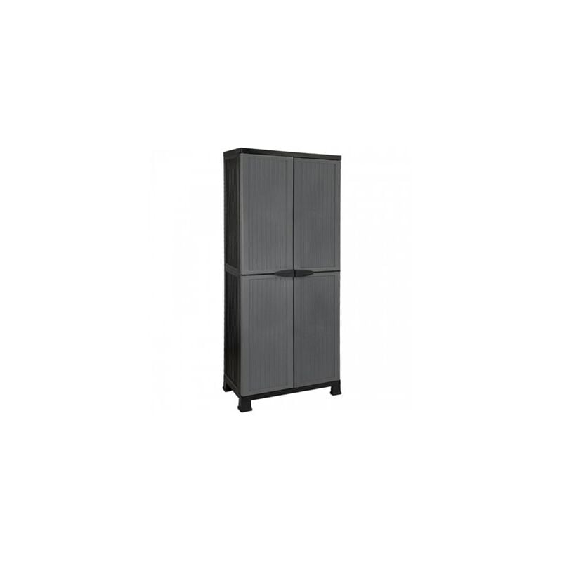 foto del prodotto edm mobiletto da esterno in plastica 3 ripiani 171x39x68cm 75881