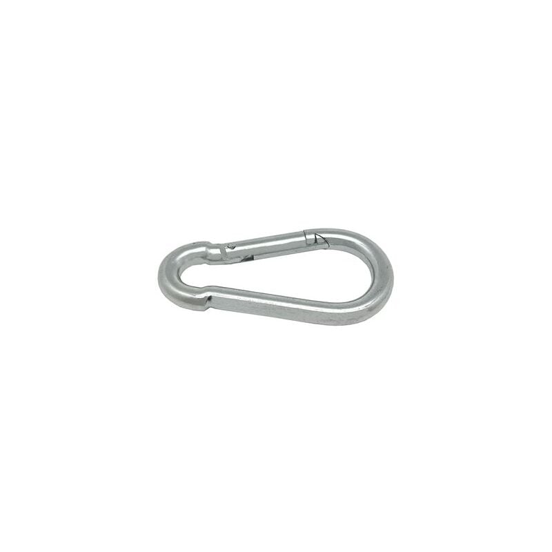 foto del prodotto edm moschettone pompiere senza sicurezza msq01 60x30x6mm in acciaio zincato 2 unit 