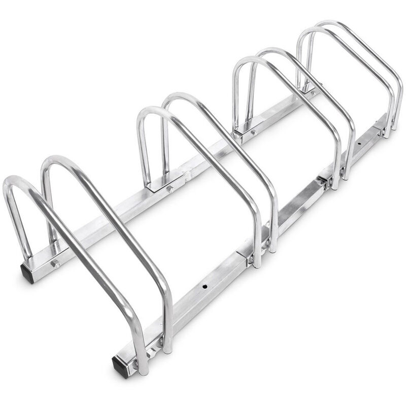 foto del prodotto edm parcheggio 4 posti porta bici stand rastrelliera cavalletto biciclette acciaio