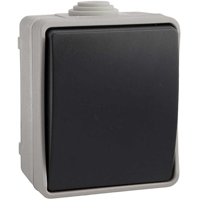 foto del prodotto edm poltrona impermeabile ip44 10 10a 250v poly polipropilene grigio noirfralatn