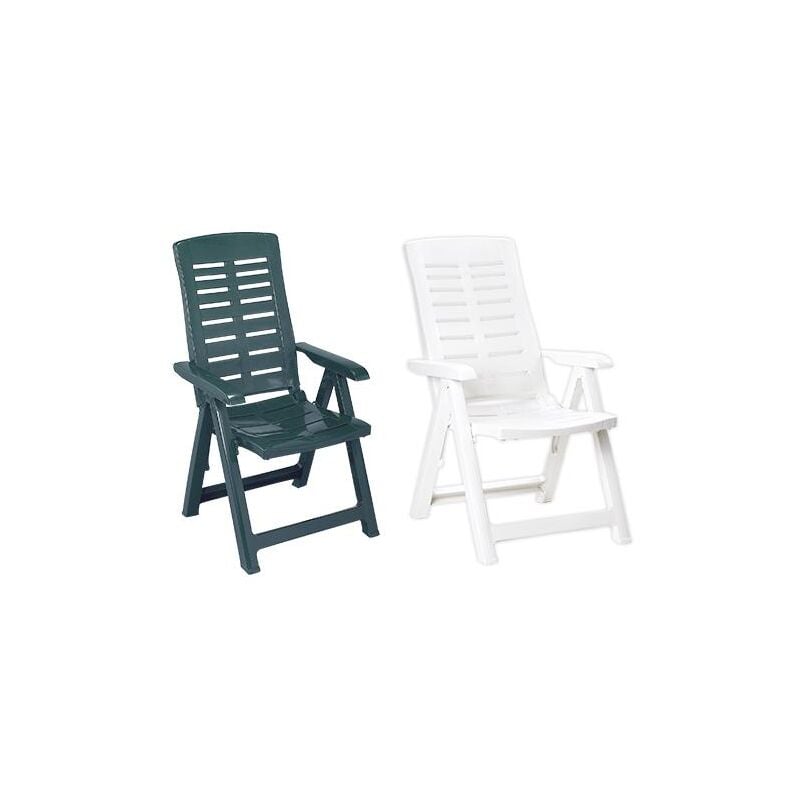 foto del prodotto edm poltrona pieghevole yuma progarden pp bianco cm 60x61 h.cm 109