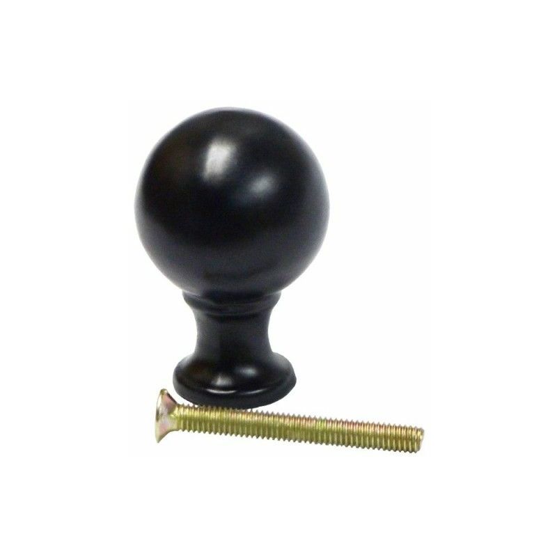 foto del prodotto edm pomello sferico 25mm h nero