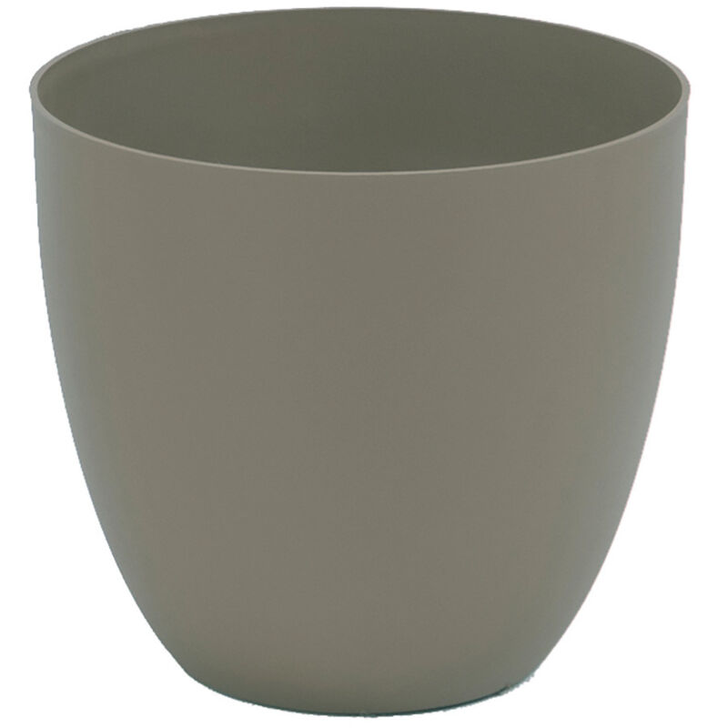 foto del prodotto edm pot bowl 22cm polipropilene taupe esterno resistente ai raggi uv
