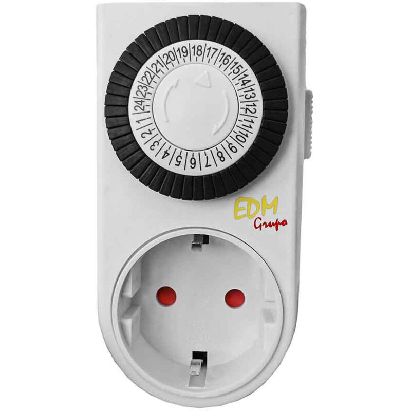 foto del prodotto edm - programmatore giornaliero manuale economico 250v 16a