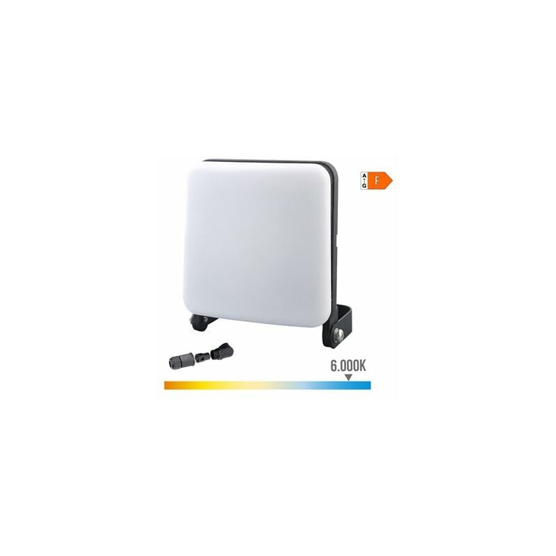 foto del prodotto edm proiettore led 20w 1560lm 6000k luz fria frameless