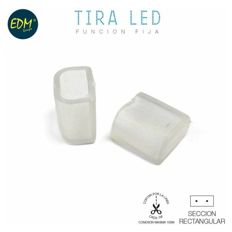 foto del prodotto edm protezione del cappuccio terminale per striscia led
