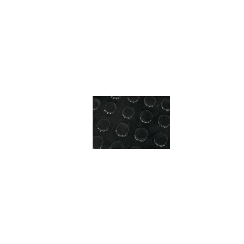 foto del prodotto edm rotolo 10x1mt pavimento in gomma 3mm cerchio nero 122540