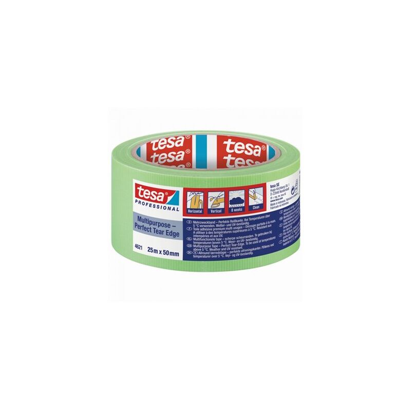 foto del prodotto edm rotolo di nastro adesivo professionale esterno 25mt x50mm 4621 tesa