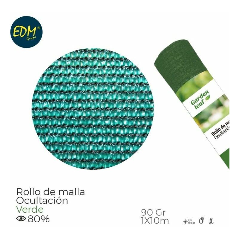 foto del prodotto edm rotolo di rete per nascondiglio colore verde 90gr 1x10m