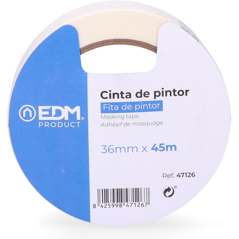 foto del prodotto edm ruban di peintre kreep 45 45m x 36mmfralatn carta biancafralatnfralatnfralatn propretato