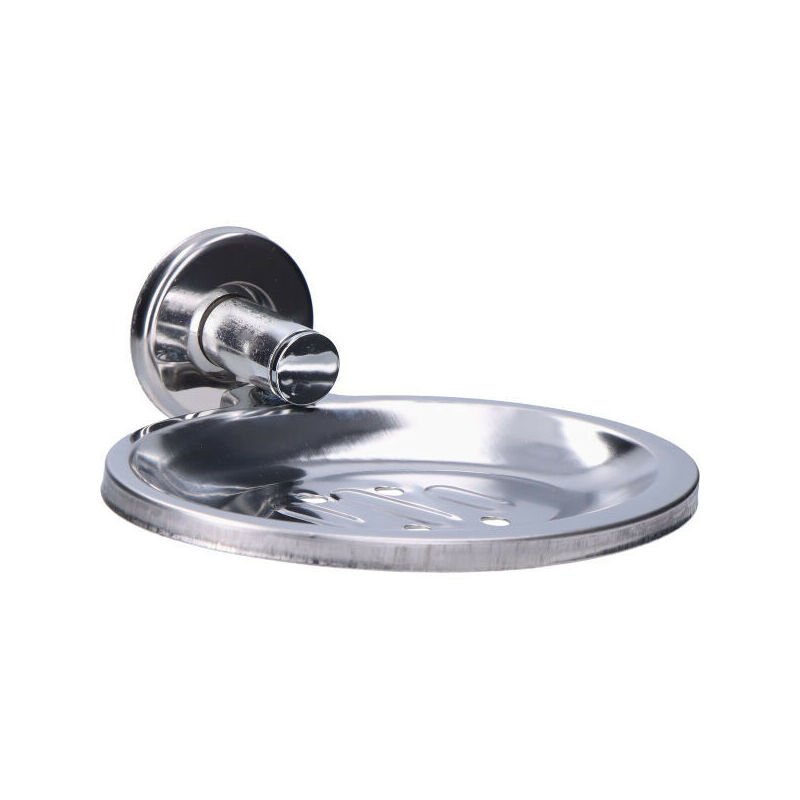 foto del prodotto edm saponiera cromata 117 acciaio inossidabile 117 117,5 mm fralatn design moderno