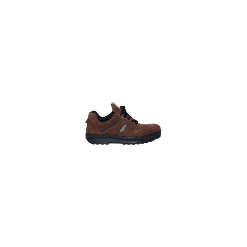 foto del prodotto edm scarpa sportiva in pelle scamosciata marrone mod. 3301 t.45 segatura