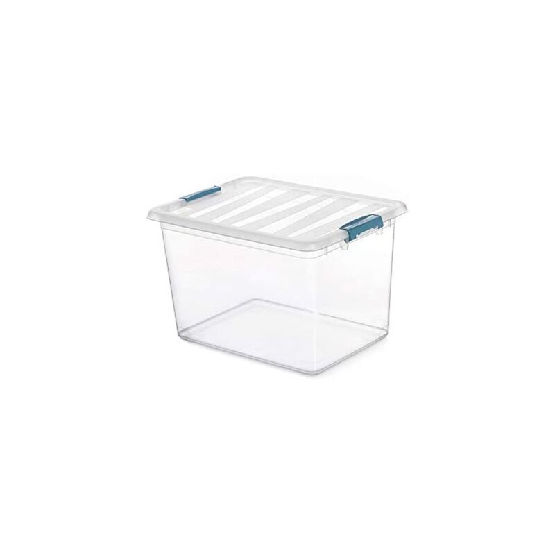 foto del prodotto edm scatola in katla trasparente 20l con manici ergonomici 39x29x25,5cm