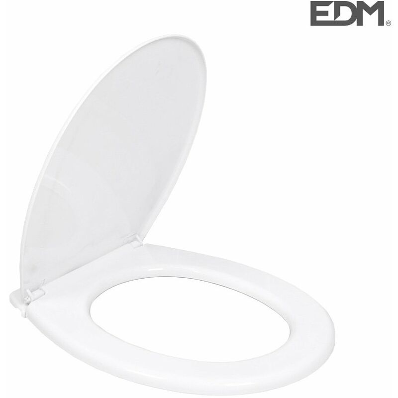 foto del prodotto edm sedile per wc basic bianco 600gr con viti
