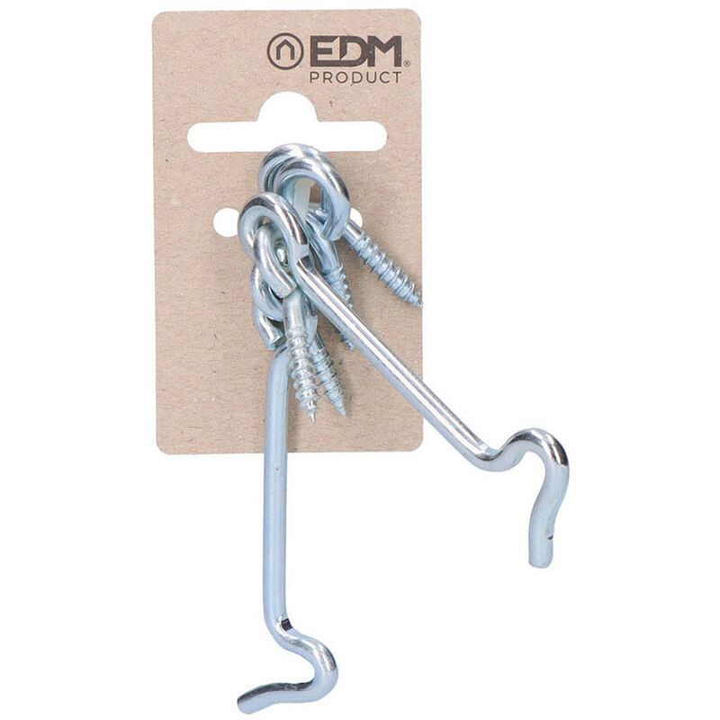 foto del prodotto edm serrature a doppia porta 75 mm zinco cromato lotto 2 sicurezza rafforzata