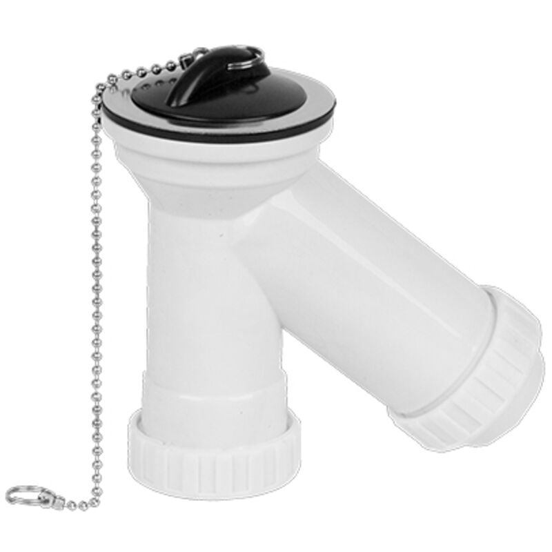 foto del prodotto edm - sifone e tappo valvola con catena 11/2 25570 meval