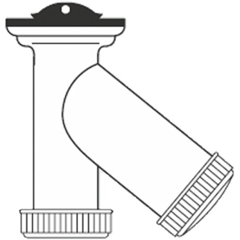 foto del prodotto edm - sifone per bottiglia doppio estensibile con ingresso lavastoviglie