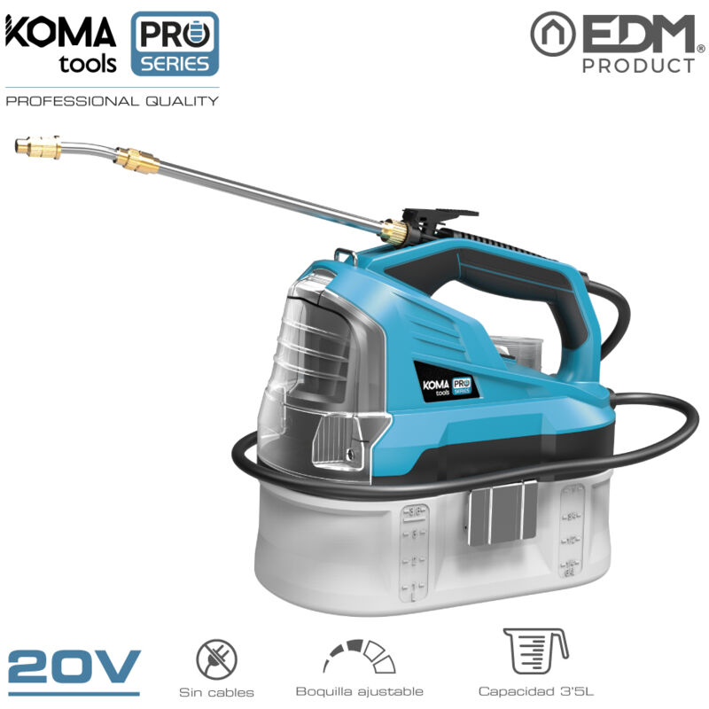 foto del prodotto edm spruzzatore 20v senza batteria e caricatore koma tools