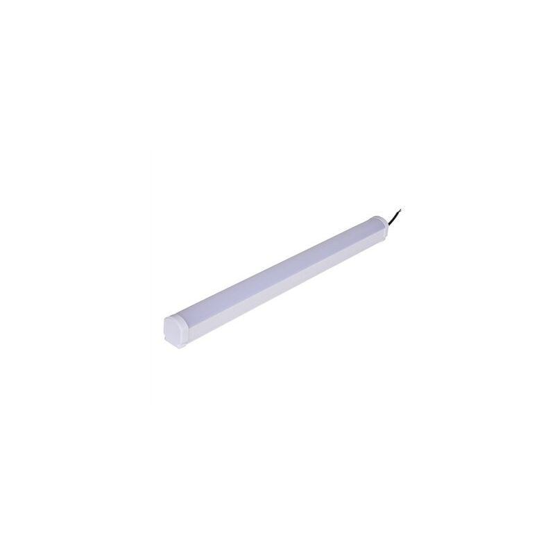 foto del prodotto edm strip elettronica led 18w 4000k 1820lm ip65 60x4,6x5,1cm colore bianco e opale