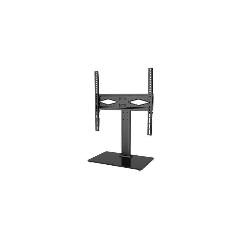 foto del prodotto edm supporto da tavolo per tv da 26 a 55 vesa 400x400 in metallo nero supporta fino a 30 kg 