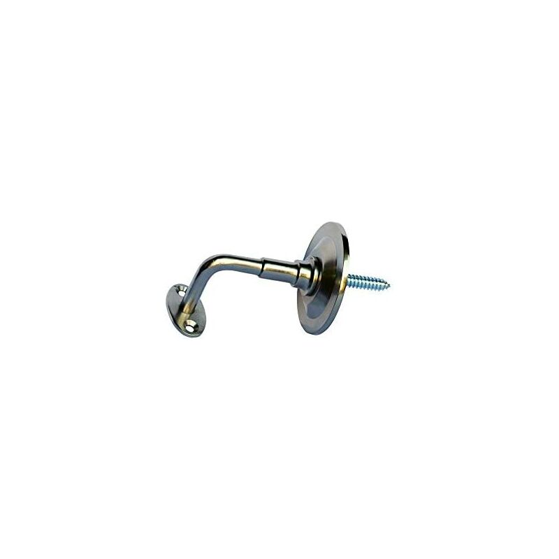 foto del prodotto edm supporto per corrimano in ottone nichelato opaco