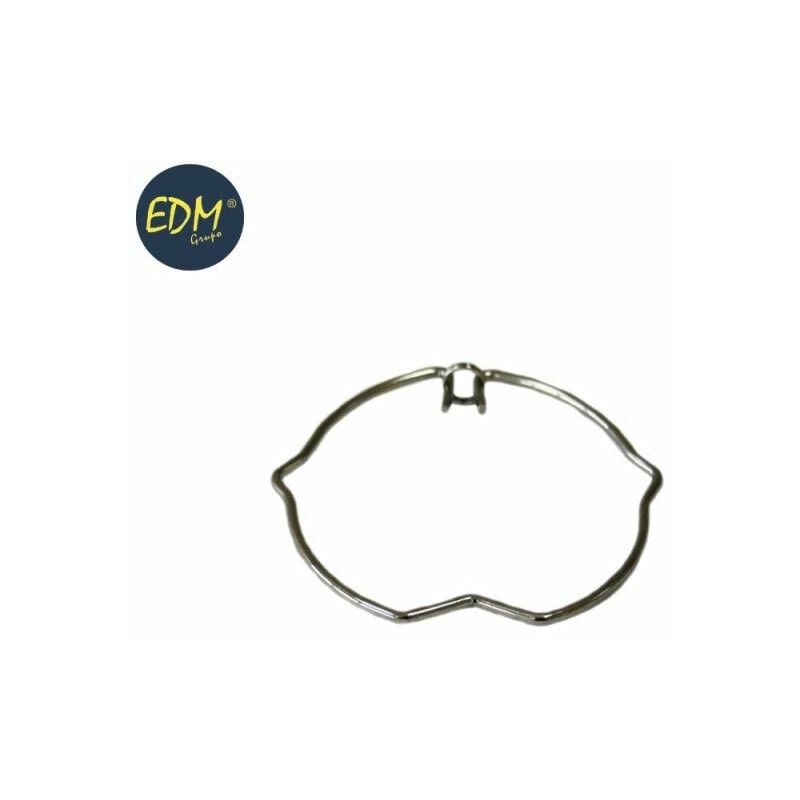 foto del prodotto edm supporto per lampada dicroica con anello metallico termoretraibile