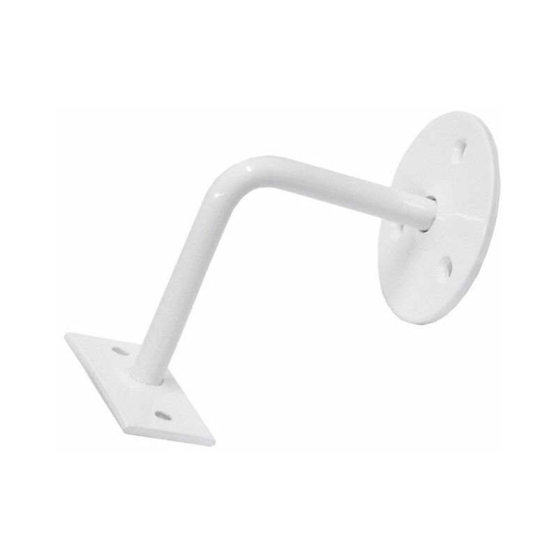 foto del prodotto edm supporto per ringhiera bianco 3 viti
