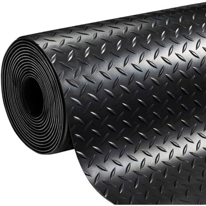 foto del prodotto edm tappeto exma nero caucci 1 x 10 m diamants