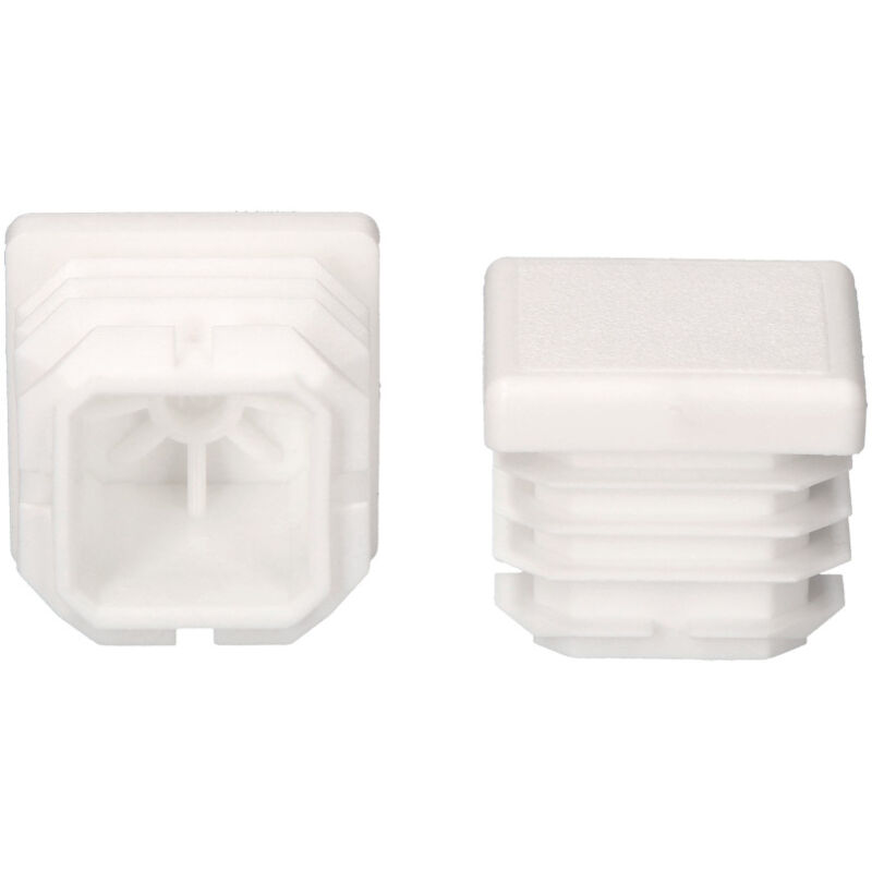 foto del prodotto edm tappo interno quadrato con aletta 35x35 mm bianco