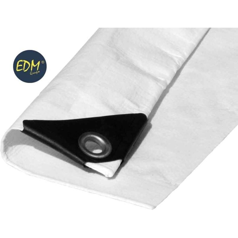 foto del prodotto edm - tenda bifacciale 4x5m. colore bianco. densità 90g m