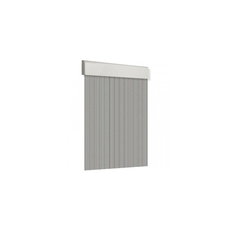 foto del prodotto edm tenda per porta 120x210cm piatta grezza n. 3 vetro marrone