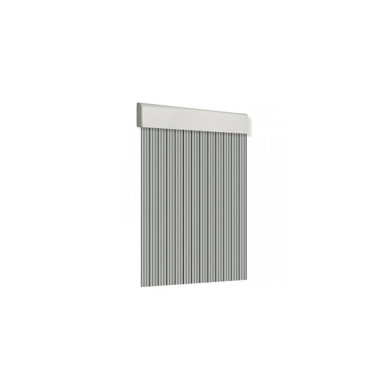 foto del prodotto edm tenda per porta 120x210cm piatta grezza n. 4 vetro nero