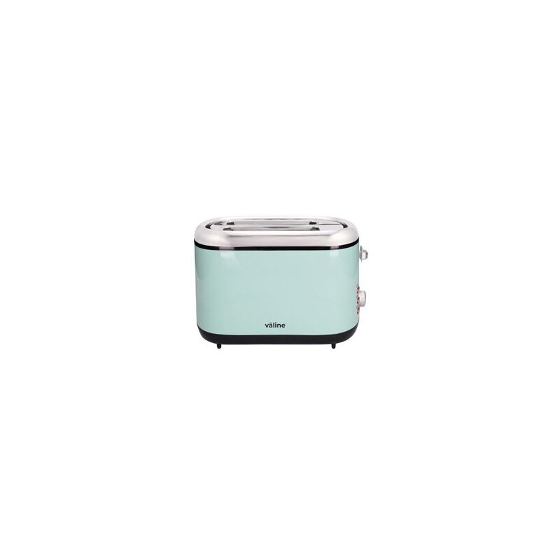 foto del prodotto edm tostapane sindae con 2 vani e base antiscivolo 850w 230v ip20 280x192x182mm colore nero e verde